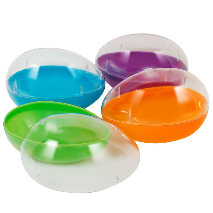 Empty Large Plastic Easter Eggs 5-1/4" (DZ)