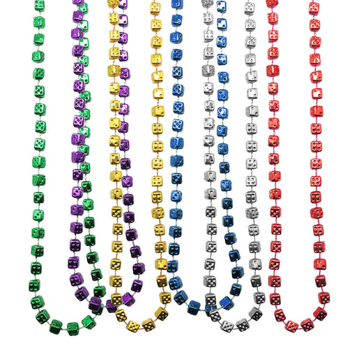 Bead Dice 7.5mm 48" 6 Colors (DZ)