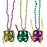 Bead 7.5mm With Mardi Gras Mask (DZ)