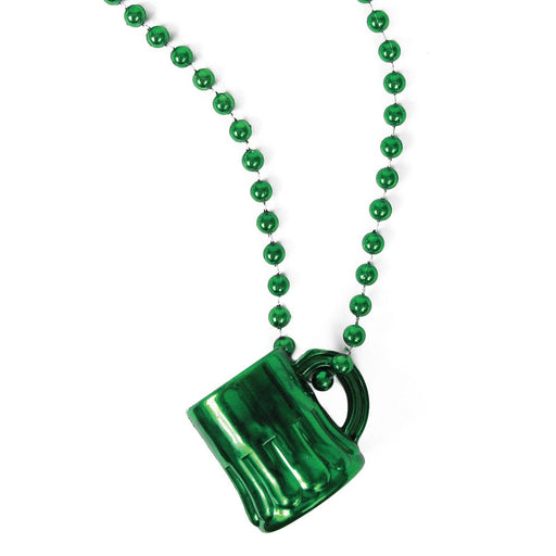 Bead Mug 7.5mm 33" Green (DZ)