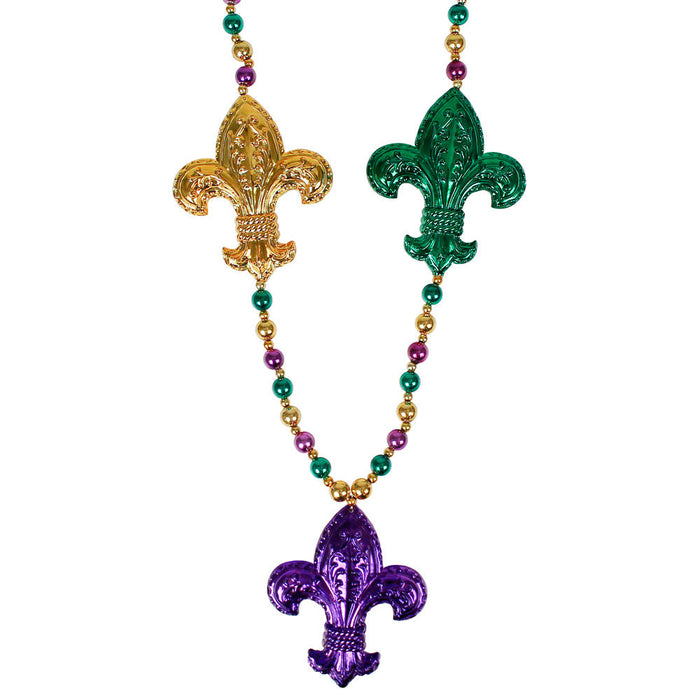 Bead Fleur De Lis 42" (6 PACK)