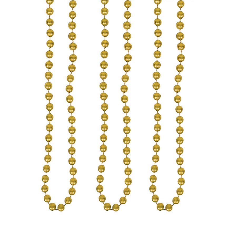 Bead Round 7mm 33" Gold (144 PACK)