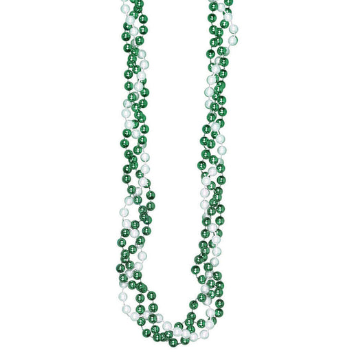 Bead Braided Green & White 42" (DZ)