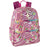 17-Inch Animal Print Rainbow Chain Backpack