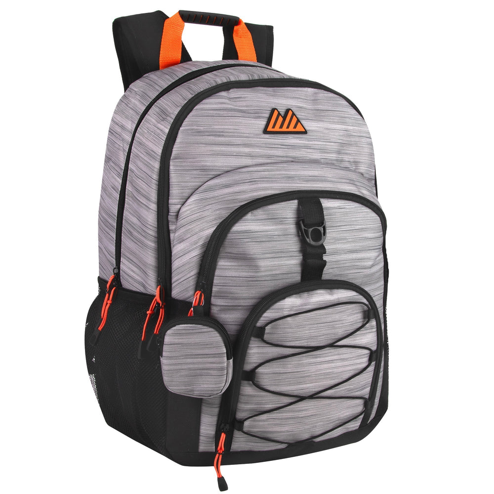 18-inch Heather Double Dome Backpack w Laptop Sleeve