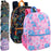 17-inch Printed Backpack w Side Mesh Pockets