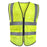 Deluxe Adult High Visibility Safety Vest With Clear ID Pocket