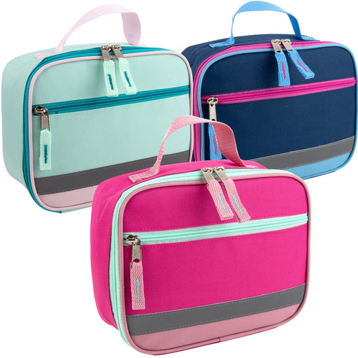 Fridge Pak Reflective Strap Lunch Bag - 3 Girl Colors