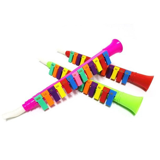 Colorful Keys Horn Fidget Kids Toy In Bulk - Assorted