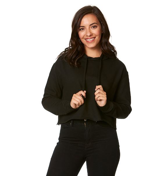 Women's Crop Fleece Hoodie - SmartBlanks 4150