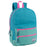 17- Inch Double Front Zippered Pocket Backpack - Girls