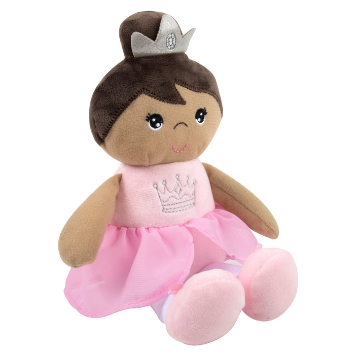 Baby Essentials Pink Princess Plush With Rattle