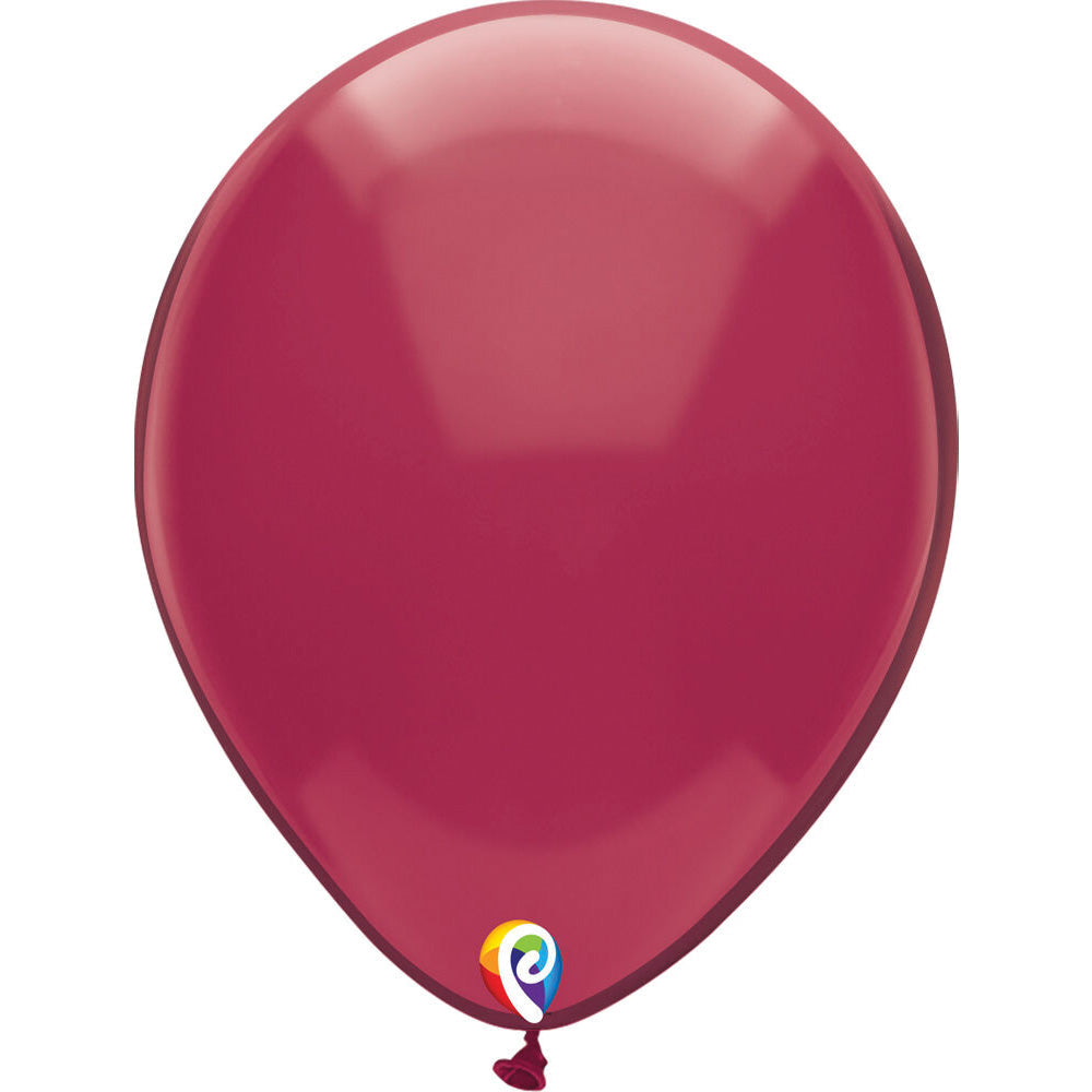 Funsational Burgundy Latex Party Balloons 12" (15 PACK)