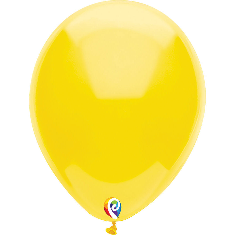 Funsational Yellow Latex Party Balloons 12" (50 PACK)