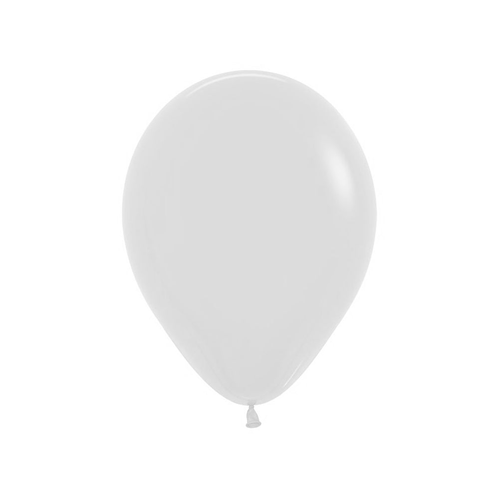 White Latex Balloons 5" (100 PACK)