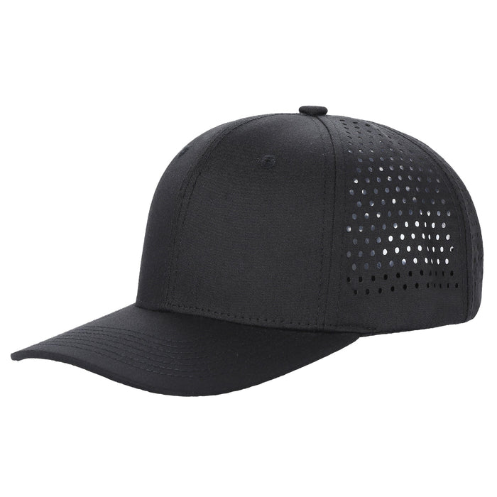 Dallas 815 Hydro 6 Panel Performance Laser Perforated Snapback Trucker Cap