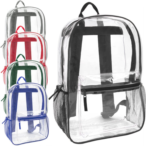 Classic 17 Inch Clear Backpack