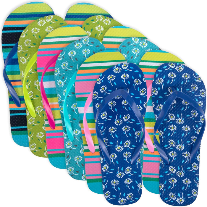 Women's Printed Flip Flops