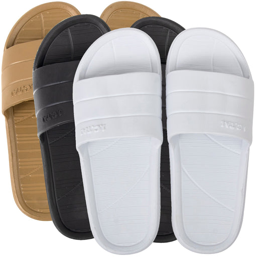 Women's Slide Sandals - 3 Colors