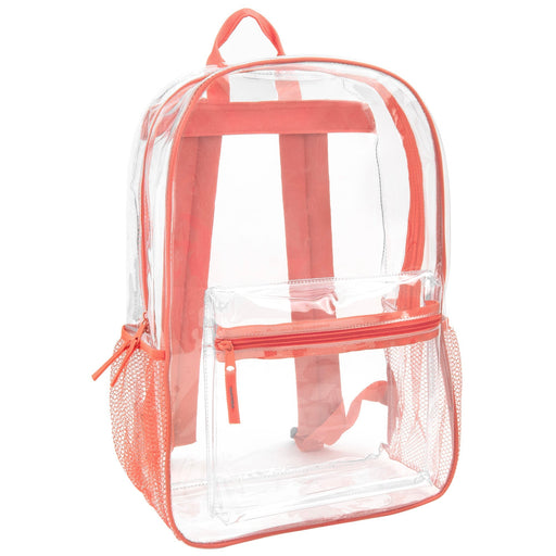 Classic 17 Inch Clear Backpack - Girls