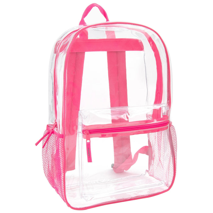 Classic 17 Inch Clear Backpack - Girls