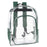 Deluxe 17 Inch Clear Backpack with Side Pockets