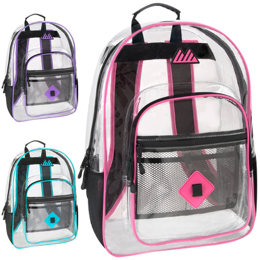 18-Inch Summit Ridge Clear Backpack - Girls