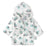 Elephant Print Toddler Robe - White