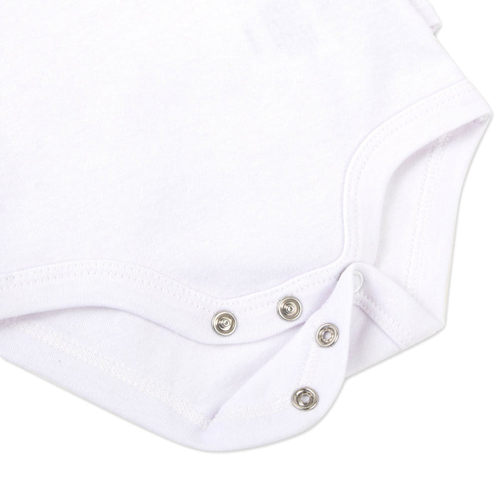 Baby Bodysuit 6-Pack - White Only