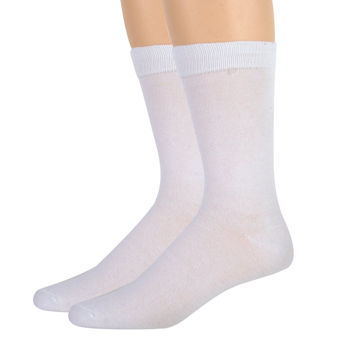 Women's Solid Crew Socks