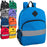 17-Inch Safety Reflective Backpack with Side Pocket