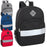 17-Inch Safety Reflective Backpack with Side Pocket