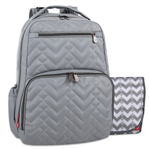 Fisher-Price Signature Morgan Backpack Diaper Bag - 	Grey