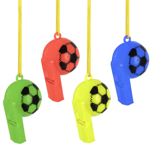 Soccer Whistle Necklace Toy - 4 colors