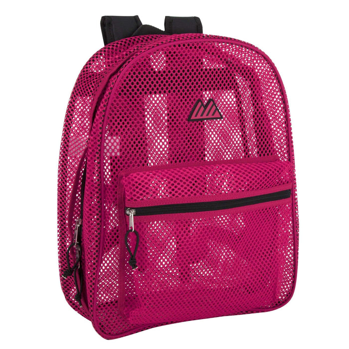 Bulk Premium 17 Inch Mesh Backpack - Girls