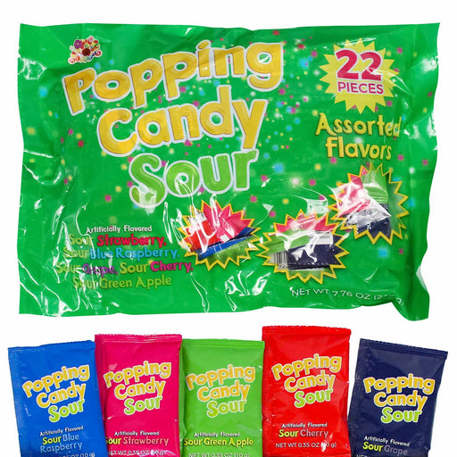 Popping Candy Sour Assortment 22 Pieces