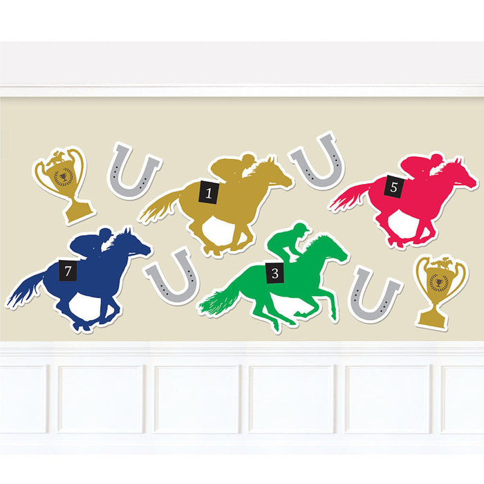 Horse Racing Cutouts (10 PACK)