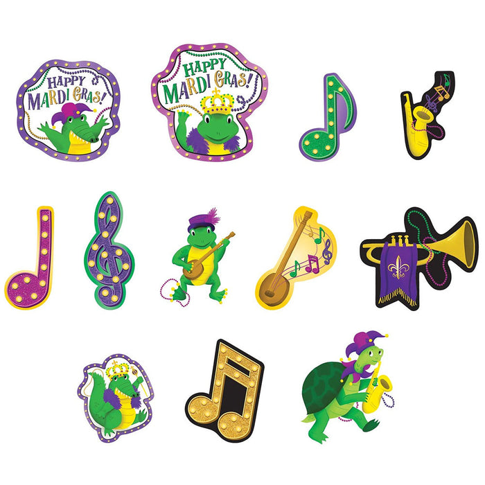 Mardi Gras Swamp Value Pack Cutouts (12 PACK)