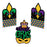 Mardi Gras Lawn Stakes 24" (3 PACK)