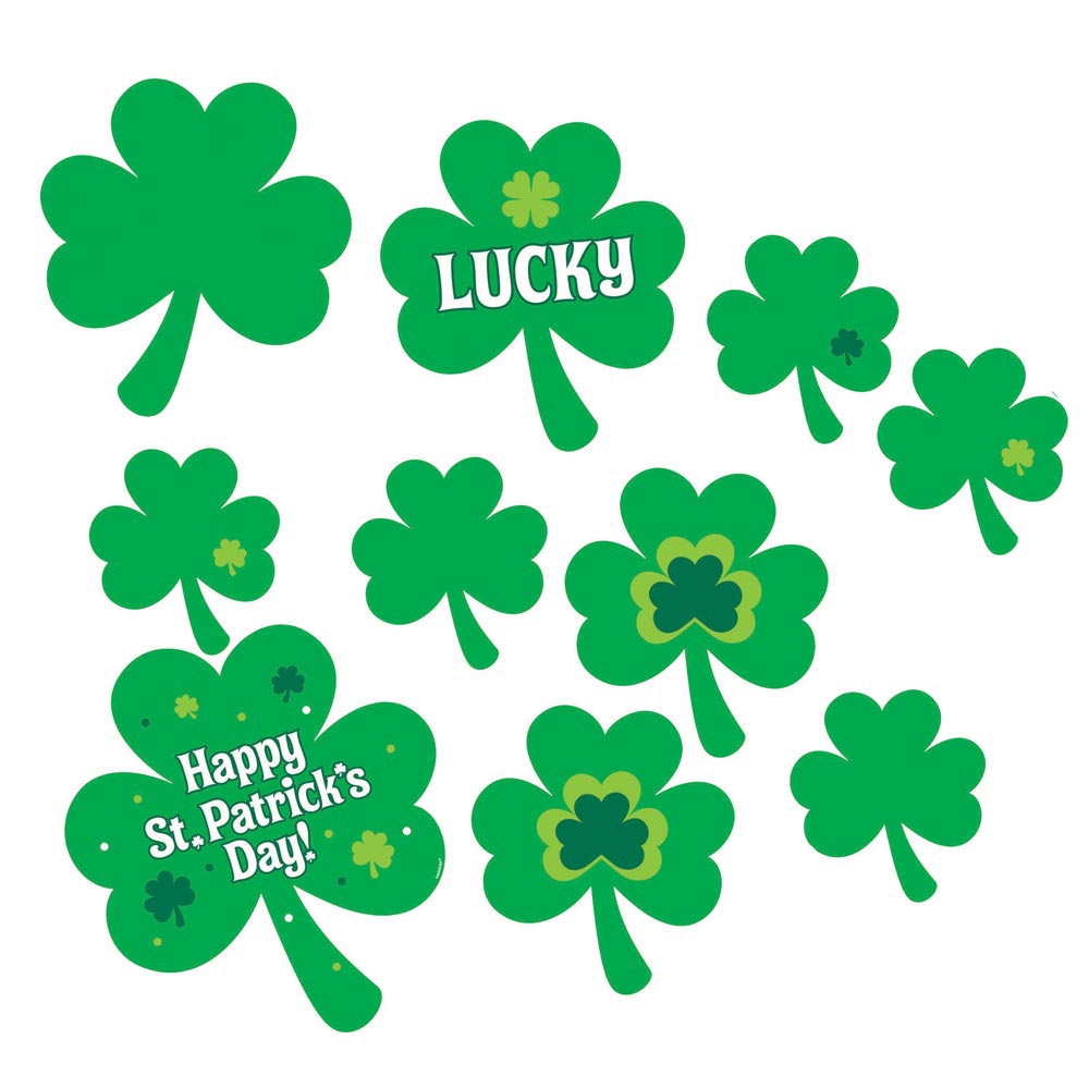 Shamrock Cutouts Assortment Mega Pack (30 PACK)