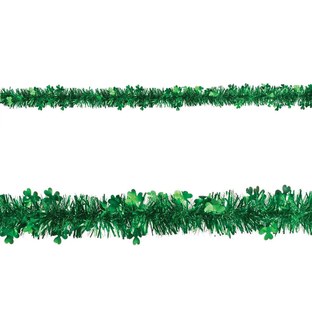 St. Patrick's Day Shamrock Boa Garland 9'