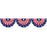 Patriotic Fabric Bunting 16" x 11'