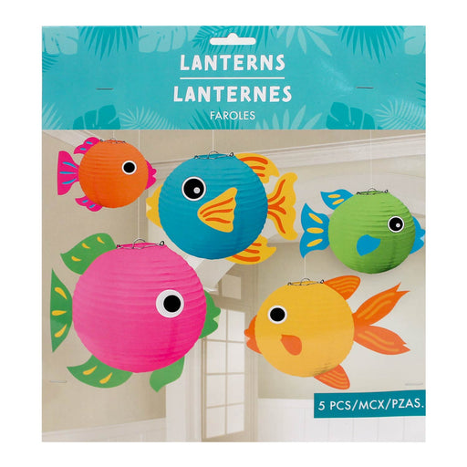 Tropical Fish Paper Lanterns (5 PACK)