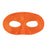 Novelty Costume Half Mask - Orange Fabric