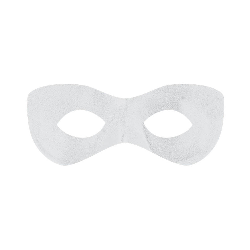 Novelty Costume Superhero Mask - White