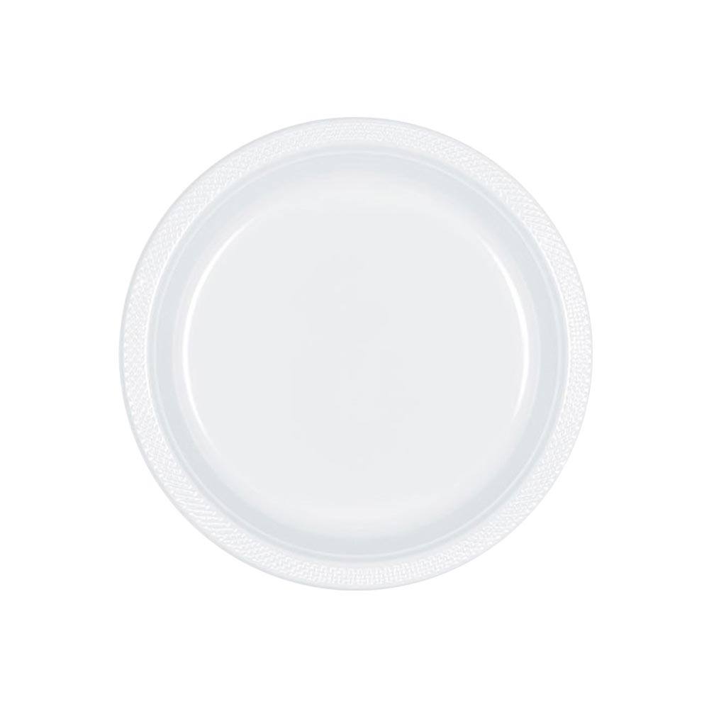 Plastic Plates 7" White (20 PACK)