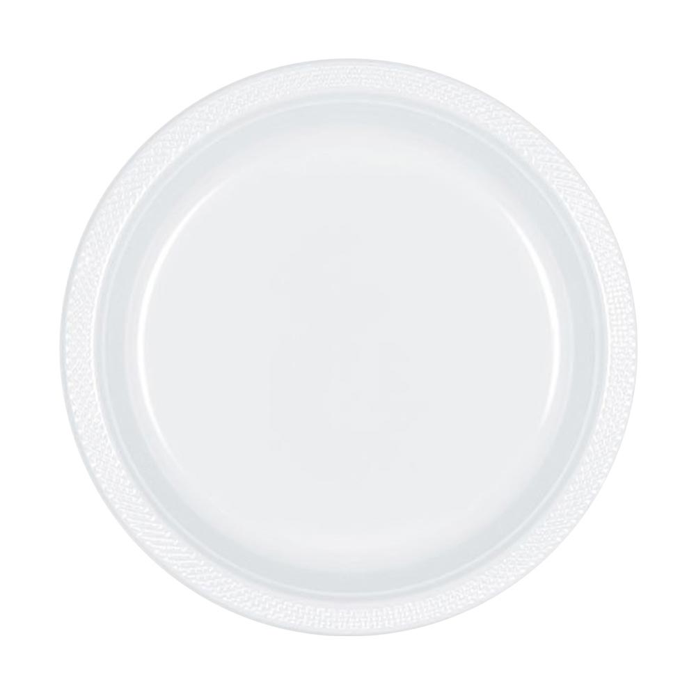 Plastic Plates 9" White (20 PACK)