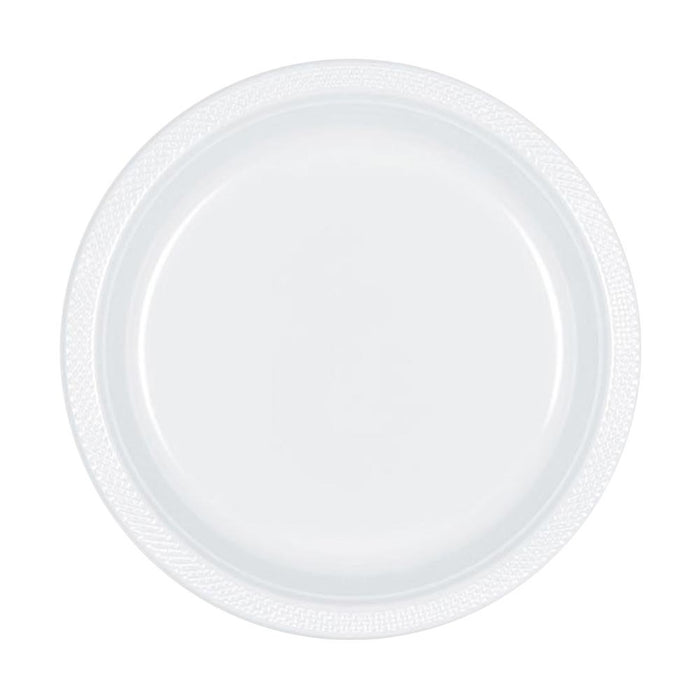 Plastic Plates 9" White (20 PACK)