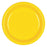 Plastic Plates 10-1/4" Yellow (20 PACK)