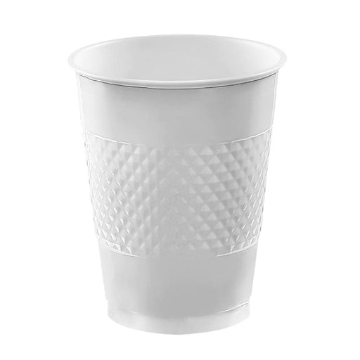 Plastic Cups 16 oz White (20 PACK)